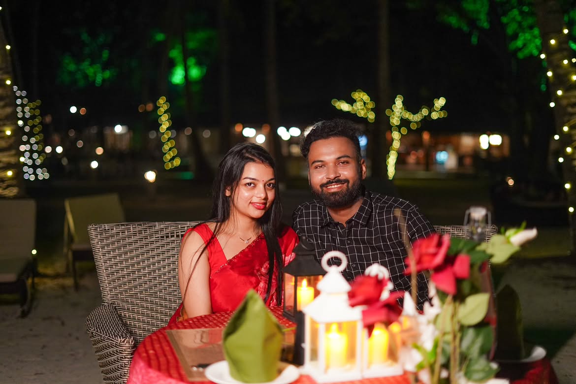 Just us candle light and forever