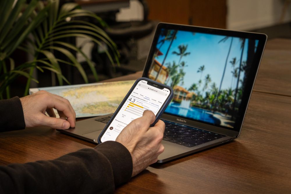 Traveler comparing hotel locations in Havelock and Neil Island